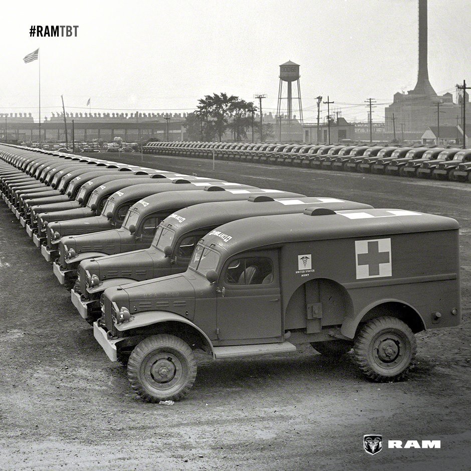 RamBolivia's tweet photo. Durante la II Guerra Mundial, Ram produjo casi 400,000 camiones de guerra para apoyar a los aliados. #TBT #Historia #RamTrucks #RamBolivia https://t.co/3zlWCFKt8P