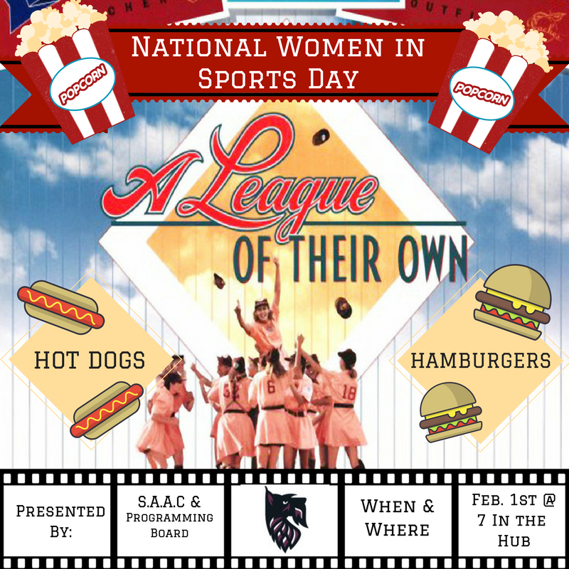 AgnesScottTen's tweet photo. SAAC event to celebrate National Women in Sports Day! "There's no crying in baseball!" #NationalWomenInSportsDay https://t.co/Si9x8DJoPh