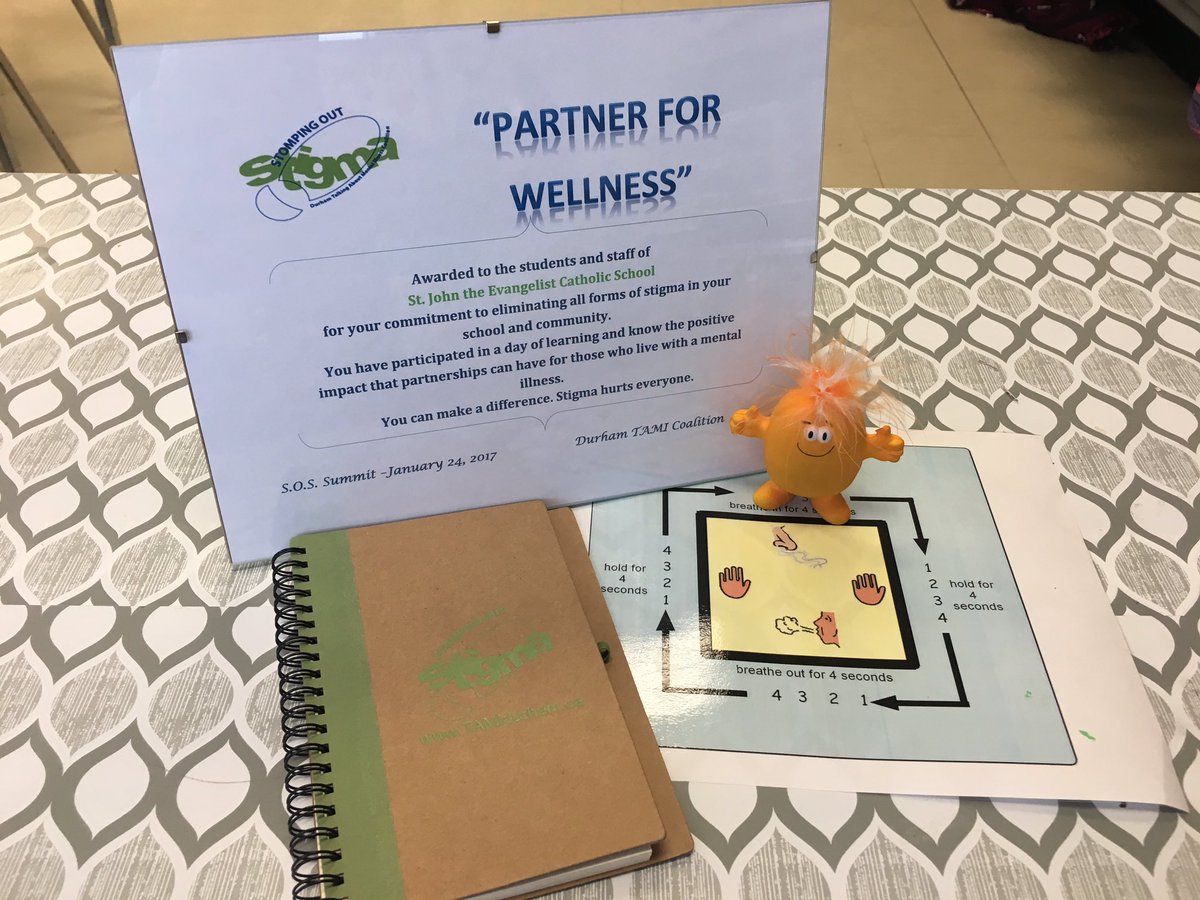 karmau5's tweet photo. Had a great day @OntarioShores #TAMIsummit @StJohnCS is excited to get our mental health club started. #stompingoutstigma #DCDSBExcellence https://t.co/SqNZmHhkhH