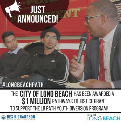 #MBKALERT: The <a href="/USDOL/">U.S. Department of Labor</a> just announced that #LongBeachPATH program is the recipient of the $1 Million "Pathways To Justice" Grant! #MBKLB