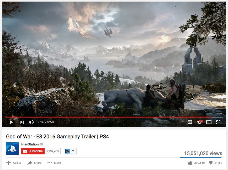 God of War - E3 2016 Gameplay Trailer