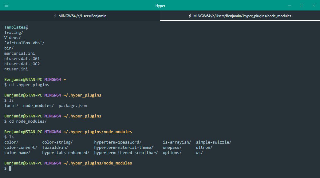 stanzillaz's tweet image. spent the evening customizing #hyperterm a bit, liking it so far.