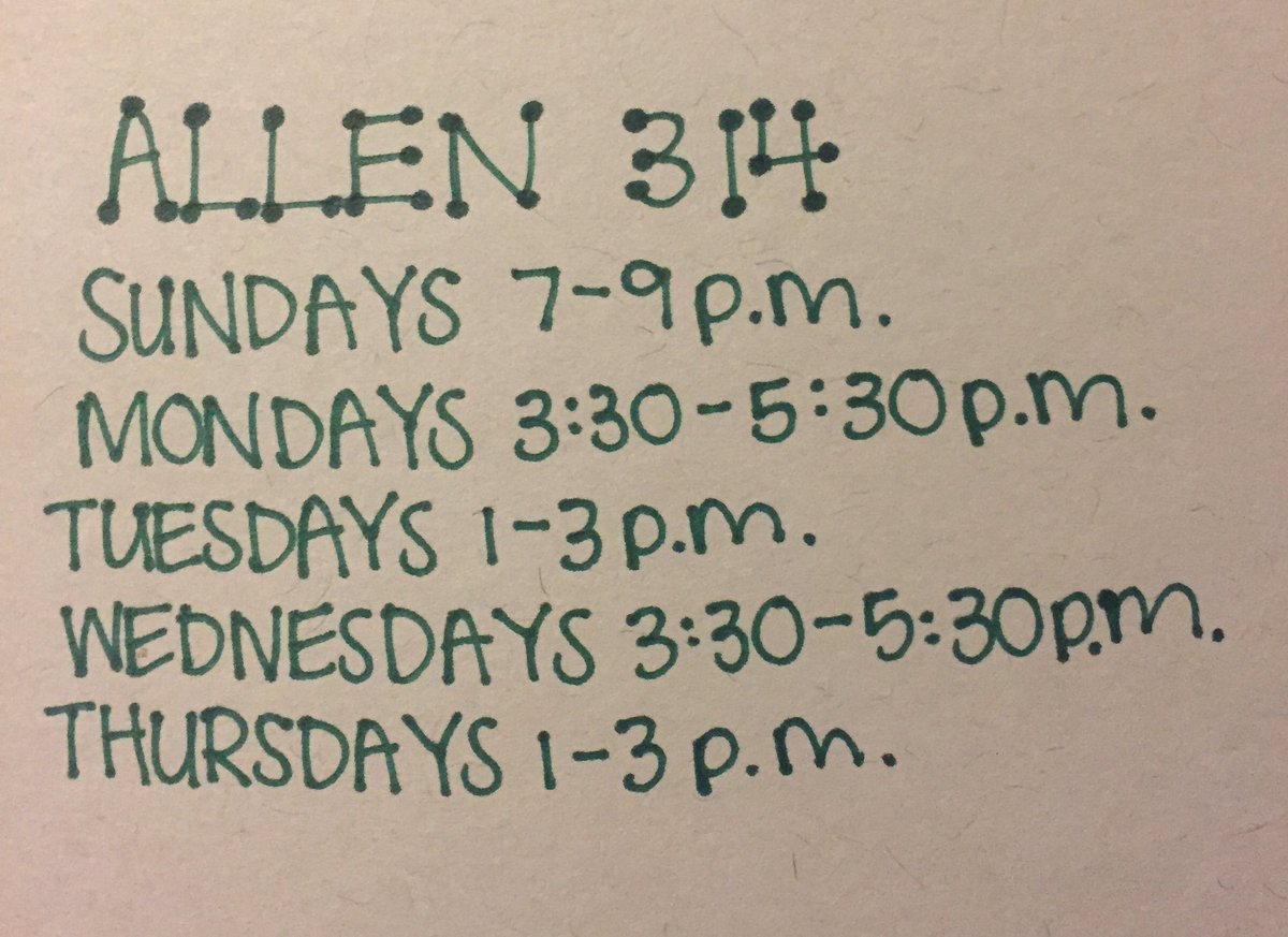 sojcwriter's tweet photo. Don't forget about our drop in hours this term! #SOJCWritingCentral will be back open next Tuesday 1/17 to help with all your writing needs! https://t.co/tv43S8nQlo