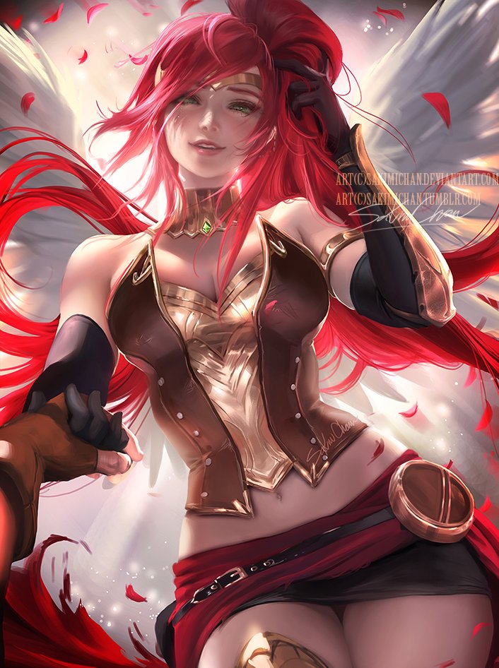 Sakimichan I Painted A Piece Of Pyrrha From Rwby She S My Favorite Non Main Cast Crew Psd High Res Steps Vidprocess Etc T Co Via7artjzy T Co Vocy5unyb6