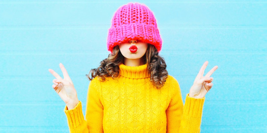 Brighten up your winter wardrobe with a knit sweater in a punchy color. Shop to find your style &amp; fit: spr.ly/60158P2zP