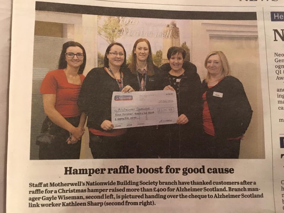 Gayleyw's tweet photo. #Mightywell in the paper this week! @NBSScotland #Xmasraffle https://t.co/yEYou4rAa2