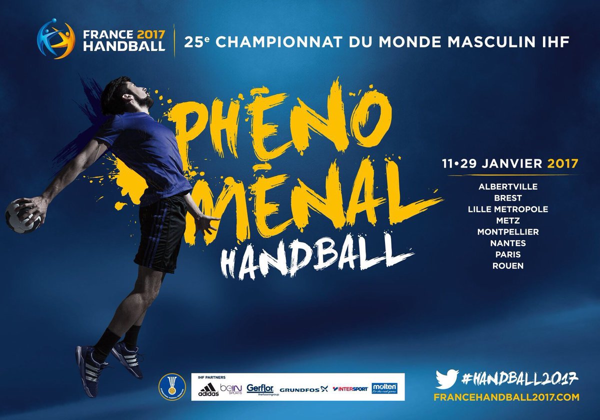 csakbhand's tweet photo. Le Mondial #Handball2017 est lancé ! 
Le #CSAKBHandball soutient totalement notre équipe @FRAHandball 🇫🇷 ! #PhenomenalHandball https://t.co/4gDeROPKUt