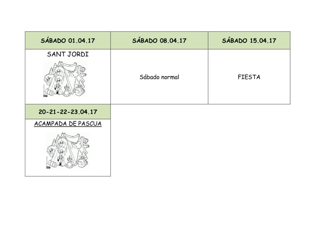 Y ESTE ES NUESTRO CALENDARIO PARA EL SEGUNDO TRIMESTRE DE LA RONDA,  ¡¡¡¡QUE GANAAAS!!!! #seeonee #gsSeeonee