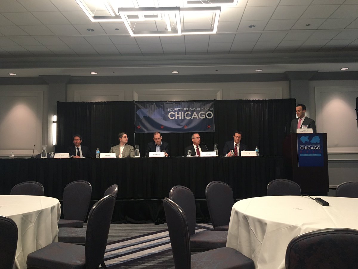 DanRomanell1's tweet photo. @USAMGroup 's Feargal O'Sullivan hosting the panel on Innovation in Technology @stachicago #STACMWM https://t.co/V6grFxYUWs