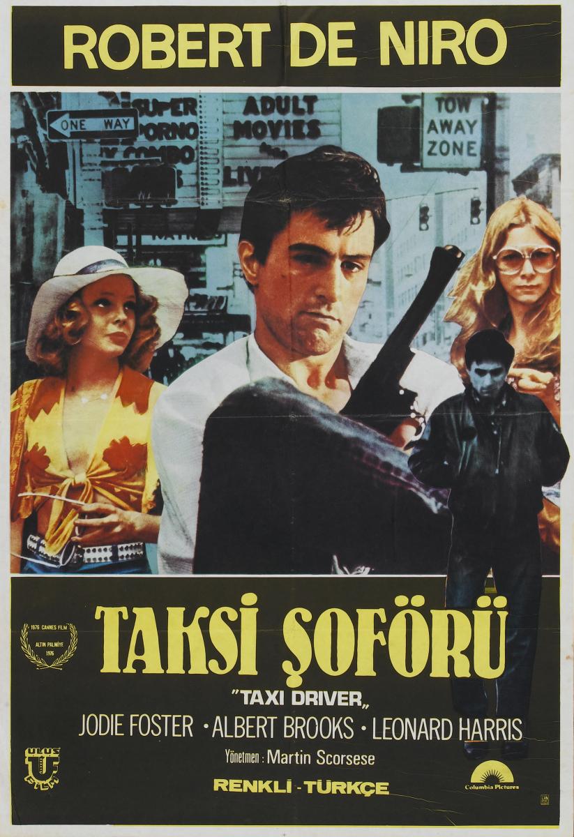 Film4's tweet photo. #4ClassicFilmPosters for Taxi Driver (1976) from Japan, Poland, Germany and Turkey. https://t.co/i5phqkXbCK