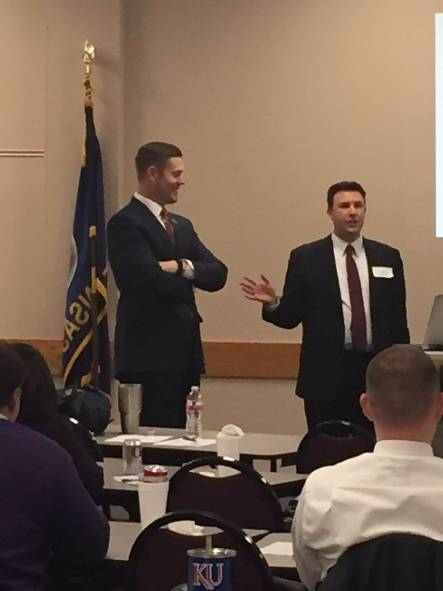 toddgthompson's tweet photo. Enjoyed presenting at the Elected Officials conference for #prosecutors in #Salina with Brandon Jones @SalineCountyKS #kansas #KCDAA https://t.co/6JJJfGWi6n
