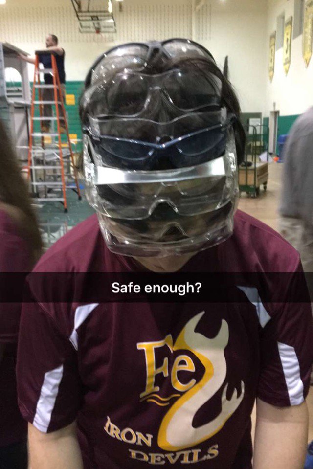 Don't forget to take care of yourself this build season! #SafetyFirst