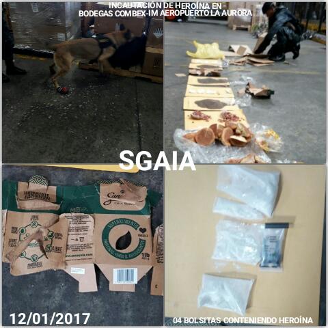 Bvasquez_pl's tweet photo. Unidad antinarcótica incauta heroína en bodegas de Combex-im, en encomienda que tenía como destino Estados Unidos. https://t.co/54bz7NTHEY