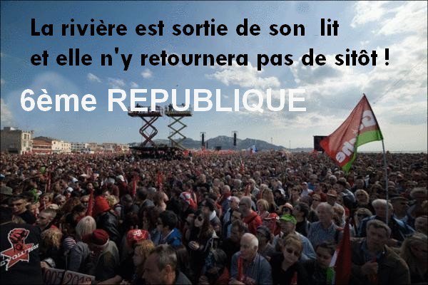 Sunrise756's tweet photo. En route pour la 6ème Republique avec Melenchon https://t.co/vfUJxxb8Jt