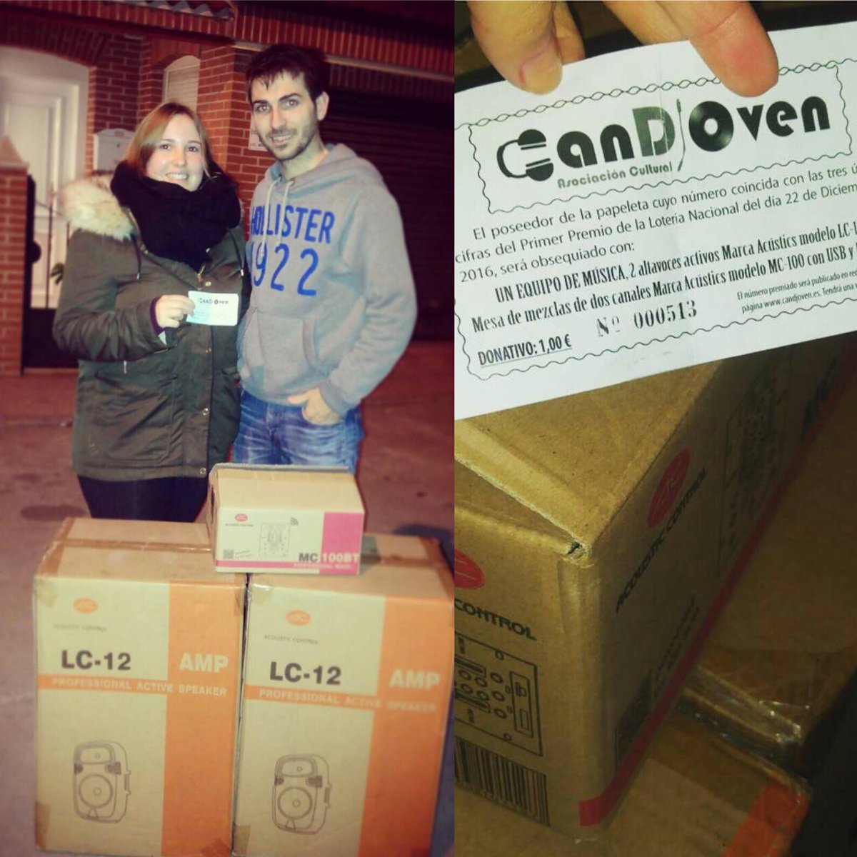 Ya tenemos ganadora del Equipo de el sorteo del día 22/12/16, Laura Rosillo, esperamos que lo disfrutes como se merece, ENHORABUENA🎧🎧🔊🔊🔊