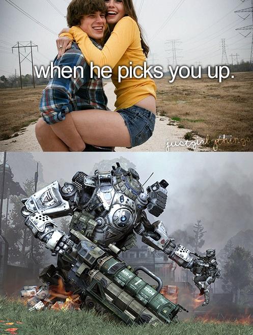 ThePortGaming's tweet photo. What could be more romantic than spending your Friday night watching some dude and Titan love? Tomorrow, 8:30 pm EST. #Titanfall2 #pcgaming https://t.co/ePEAWXXuef