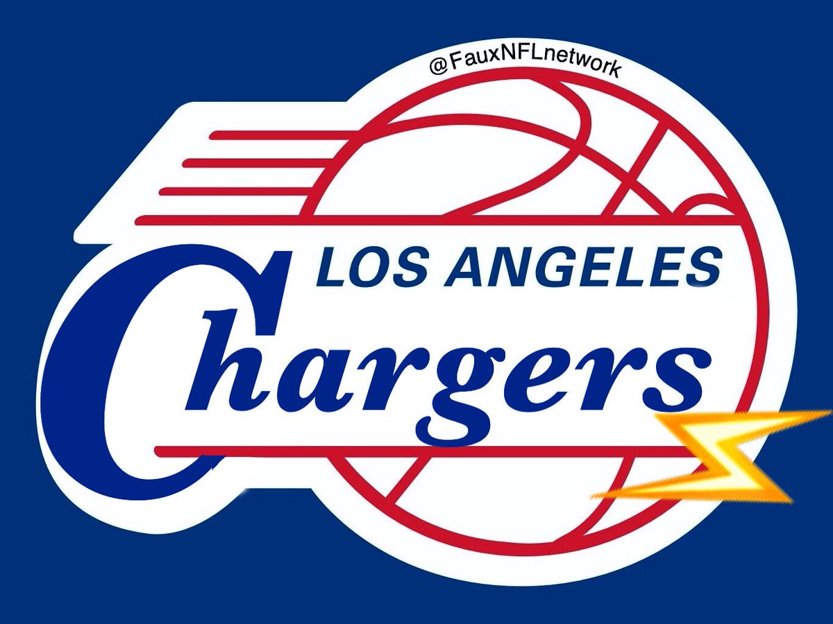 FauxNFLnetwork's tweet photo. Other designs the @Chargers were considering. https://t.co/emONU8KZLi
