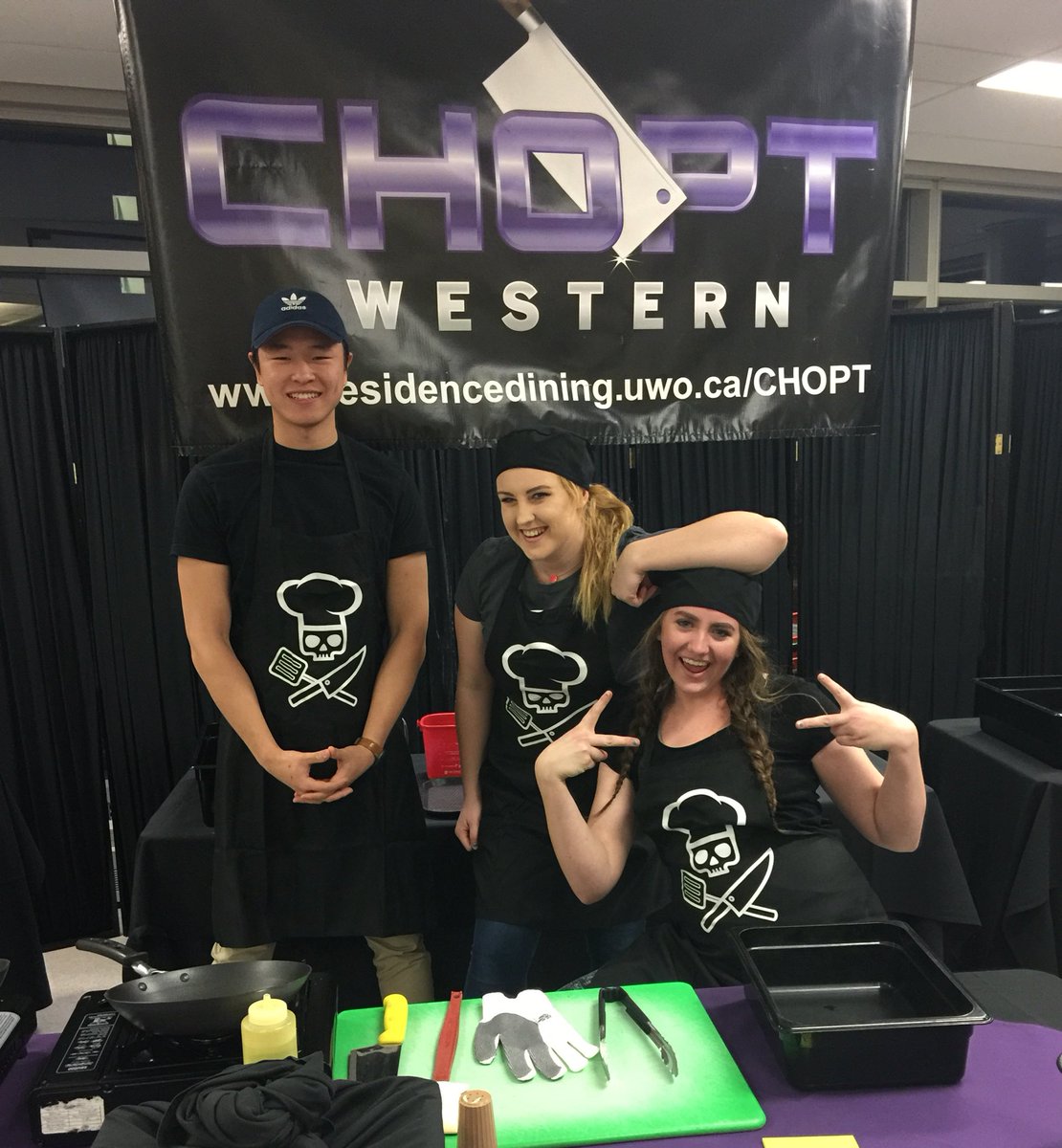 westernufood's tweet photo. #choptwestern at #essexhall is underway!  #goodluckchefs https://t.co/fbEZ6P21VP