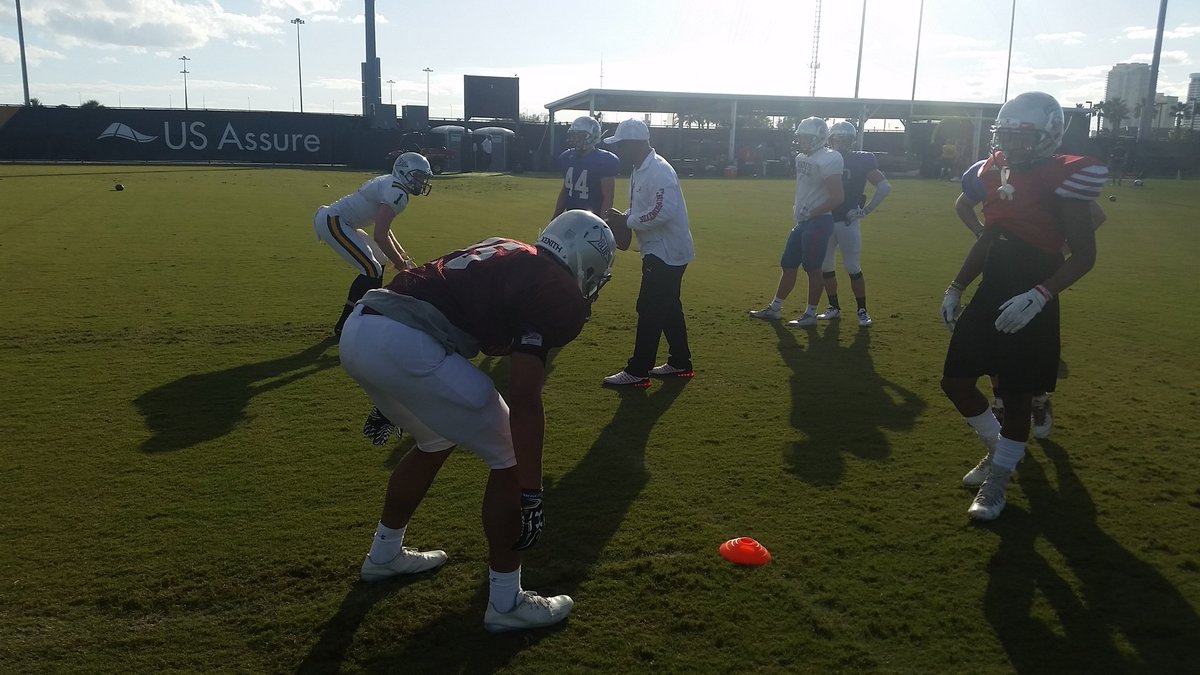 Blue-Grey All-American Bowl (@bluegreyfb) on Twitter photo #NFL veteran <a href="/MarkMcMillian29/">Mark McMillian</a> worked with the defensive backs at today's practice for the #BlueGreyFootball All-American Bowl. #NFL veteran <a href="/MarkMcMillian29/">Mark McMillian</a> worked with the defensive backs at today's practice for the #BlueGreyFootball All-American Bowl.