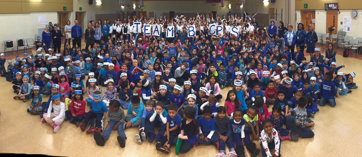 One last picture to sum up our #TeamBCPS spirit!  From all of us at Mays Chapel Elementary Happy #BCPSBlue Day 2017! #labsyear3