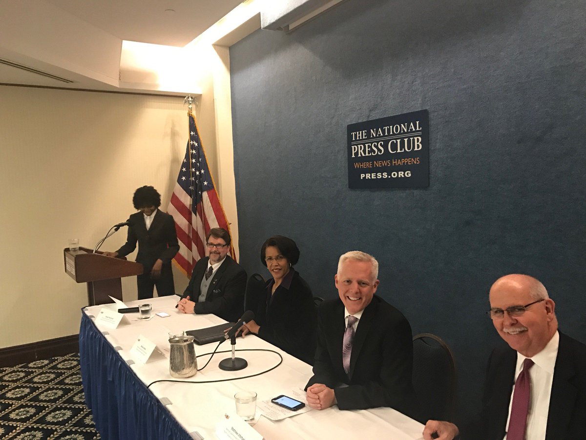 DrBJenkins008's tweet photo. Honored to be at the National Press Club with my fellow finalists for Superintendent of the Year. https://t.co/y6TtjKfudn
