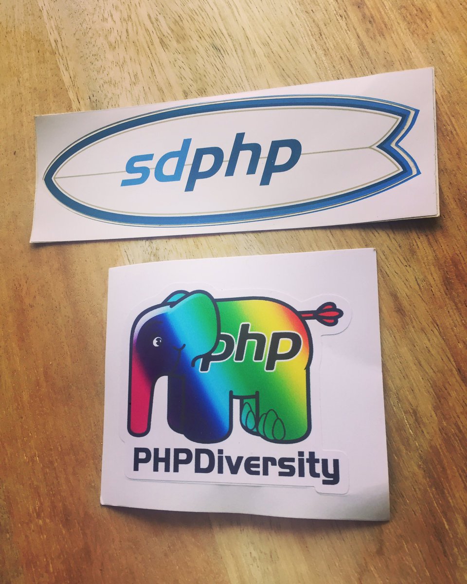 dee_horcasitas's tweet photo. Love my new stickers!! ❤️👍🏻👏🏻👩🏻‍💻#sdphp https://t.co/Mtw2ImlGiC