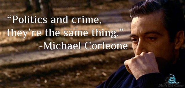 DrDinD's tweet photo. Trump is Michael Corleone-ing ethics critics (giving them 0). Give Trump an offer he can't refuse. #DivestOrResign https://t.co/l4jFIigWAi https://t.co/HfHBHCanAO