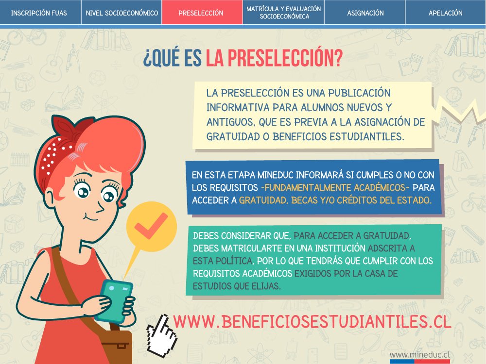 MinMujeryEG's tweet photo. Este año ya sería la segunda generación con #Gratuidad ¡Ahora 195 mil en proceso de preselección! → https://t.co/PSSJYWDBqm https://t.co/NTbLW2F3rj