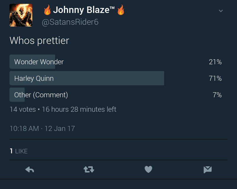 Damn Wonder Woman getting blow out of the water by Harley sorry Diana lol