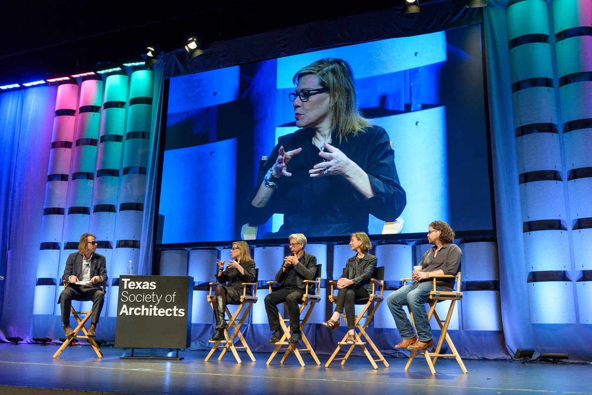 aaronseward1's tweet photo. A panel discussion between me and @debbiemillman #weissmanfredi @ericjcesal at the 2016 @TXArchitects convention. https://t.co/GKPEsTERap https://t.co/eAzOznbvwA