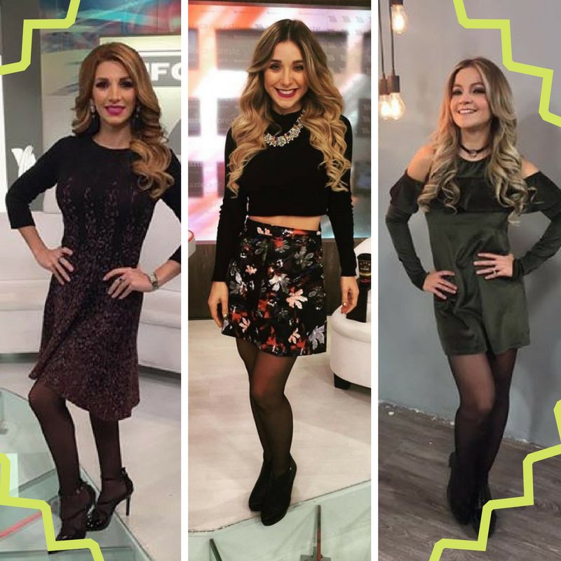 aztecanoreste's tweet photo. ¿Cuál de éstos tres looks con medias es tu favorito? https://t.co/a7GQYKWnHu