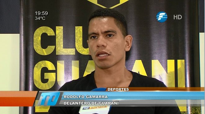 TelefuturoInfo's tweet photo. #RodolfoGamarra ya es jugador del @ClubGuarani, su vínculo con el aurinegro es de un año #Deportes #TelediarioPy https://t.co/bK7lawssn7