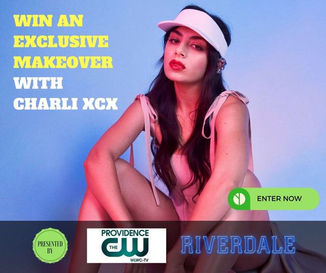 barbidoll's tweet image. Boom! Boom! Boom! Clap! Win a makeover w/ @charli_xcx as we pop bottles! @92profm &amp;amp; @TheCWProvidence #XCXMakeover