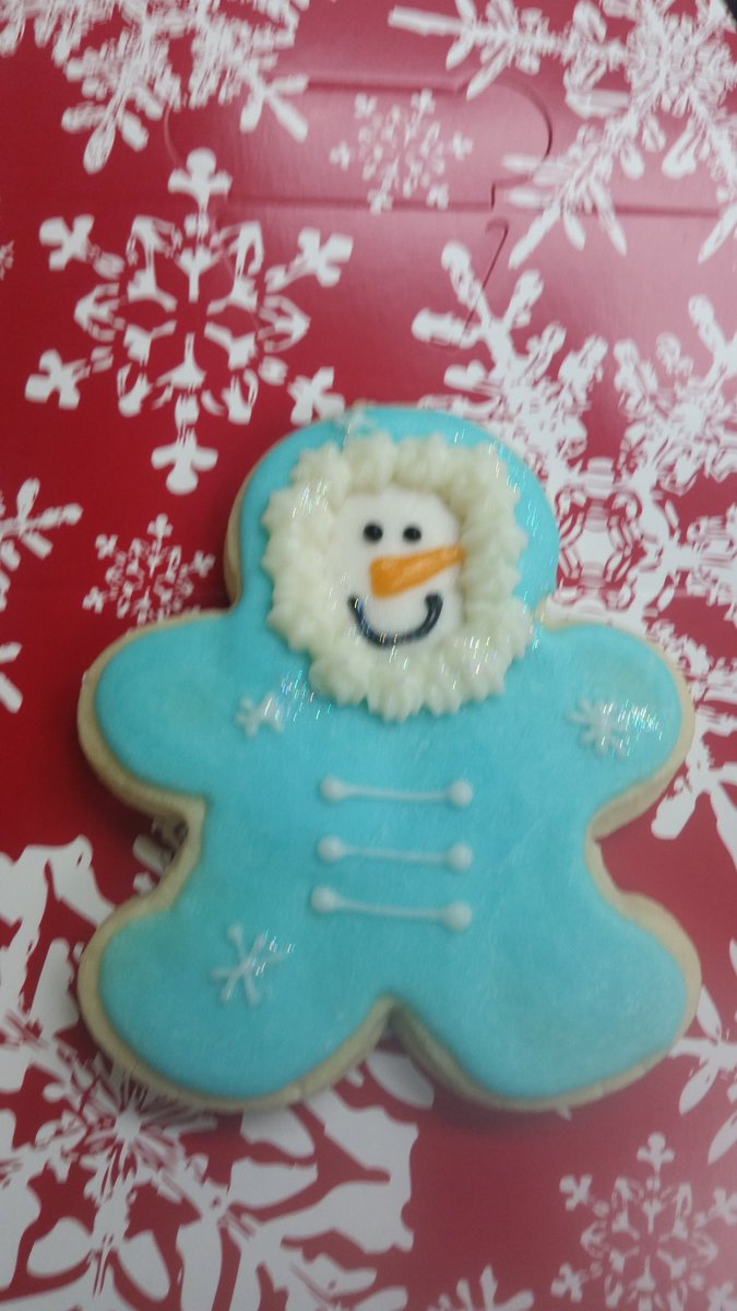 Even snowmen have to keep warm.