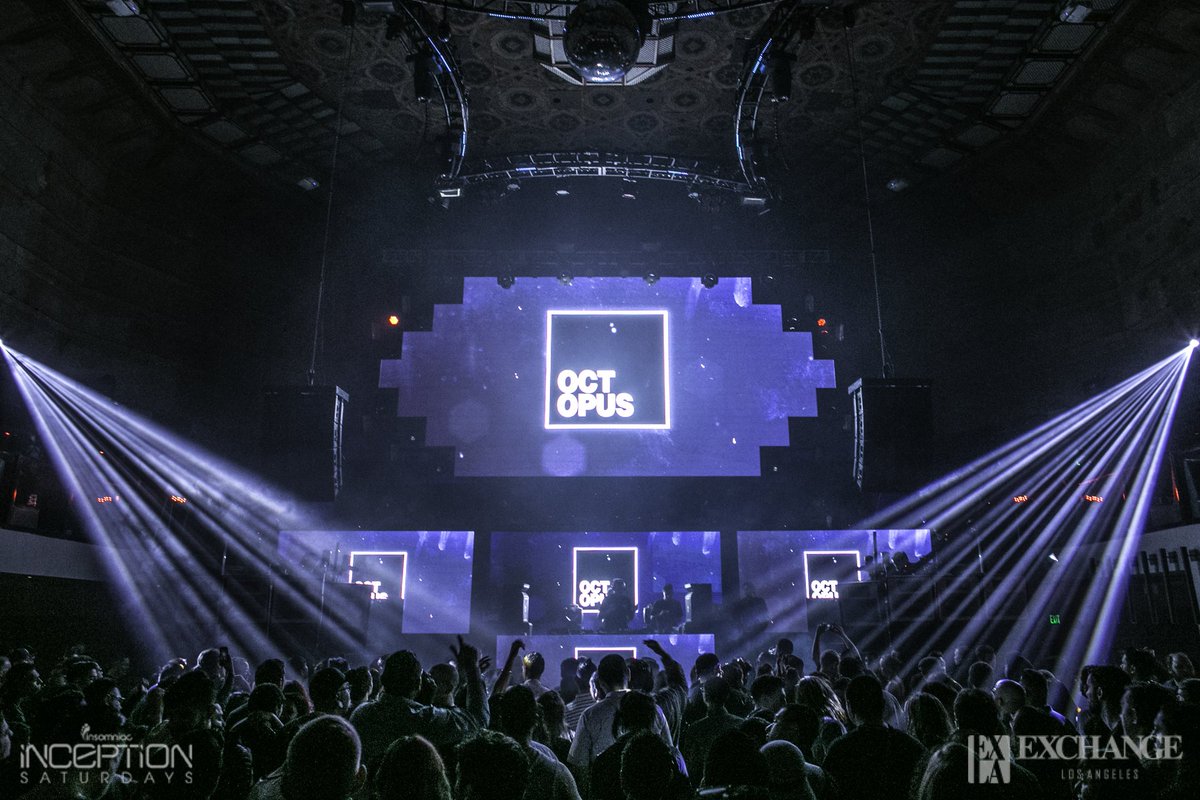 ExchangeLA's tweet photo. Photos from #InceptionSaturdays feat. @DJSianOfficial, @Pleasurekraft, & @JulianJeweil are up! #Octopus100 See here: https://t.co/m6zhWzi4ts https://t.co/iB9PSwZdWG