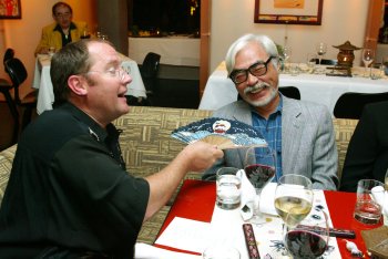 Happy birthday, John Lasseter! Hope Miyazaki treats you to some birthday-sushi!  