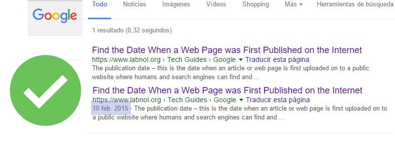 tatolosabe's tweet photo. Find the Date When a #Web Page or #Blog entrance was #FirstPublished on the Internet https://t.co/9rVGHCax0e vía @labnol https://t.co/xK8C4EnWw5