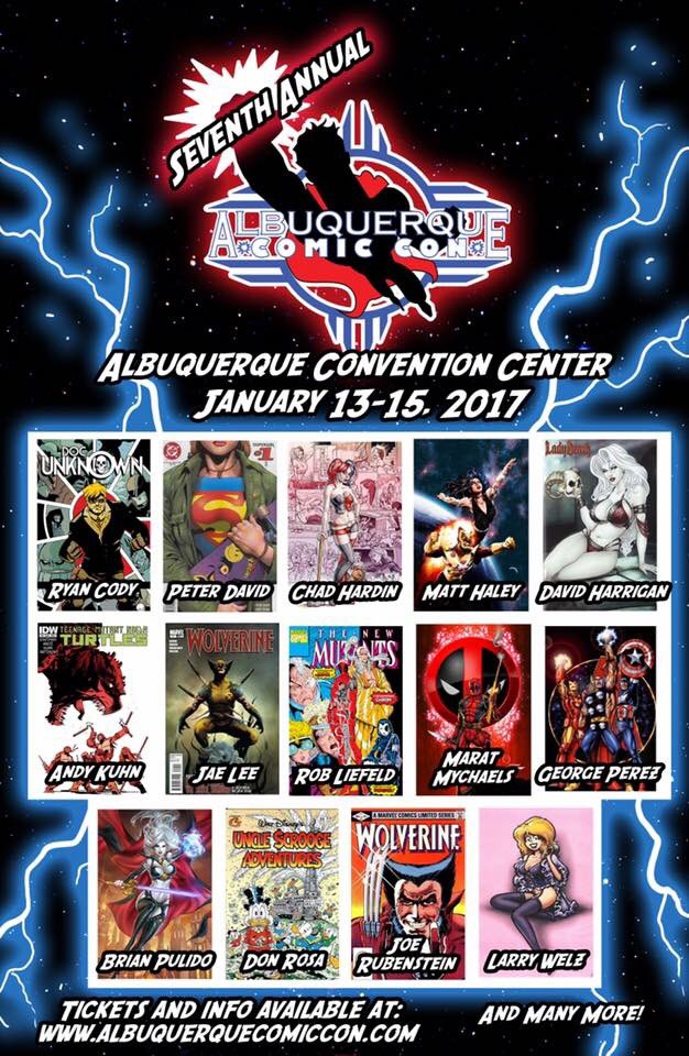 This weekend, come see #Marvel &amp; #dccomics artist Joe Rubinstein at <a href="/ABQComCon/">Albuquerque Comic Con</a>! #Albuquerque #ComicCon #comics #Batman #spiderman