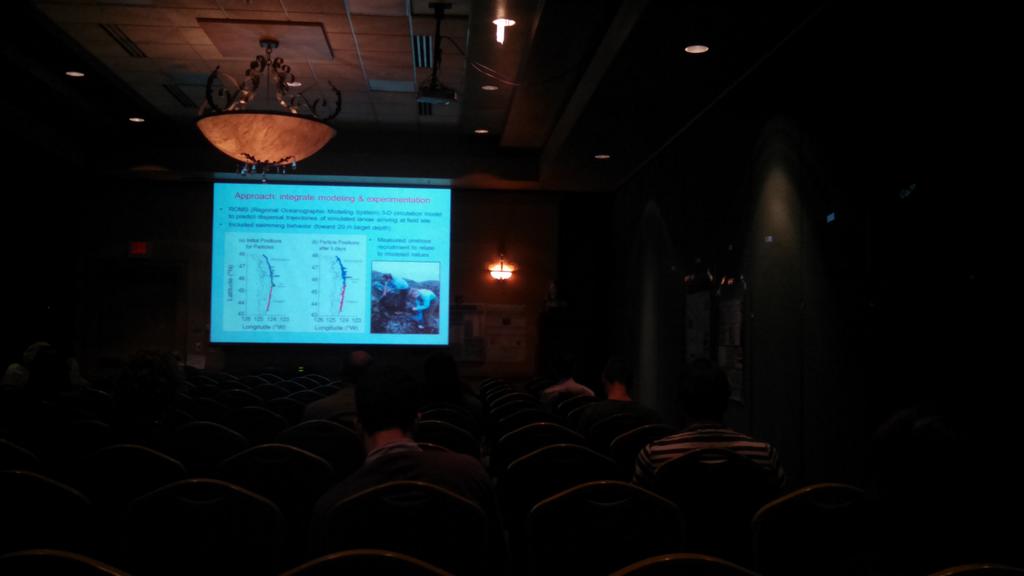 #ibstucson <a href="/CascadeJBS/">Cascade Sorte</a>  differential quality of marine larvae dispersed in upwelling vs downwelling. Amazing!  #UCI