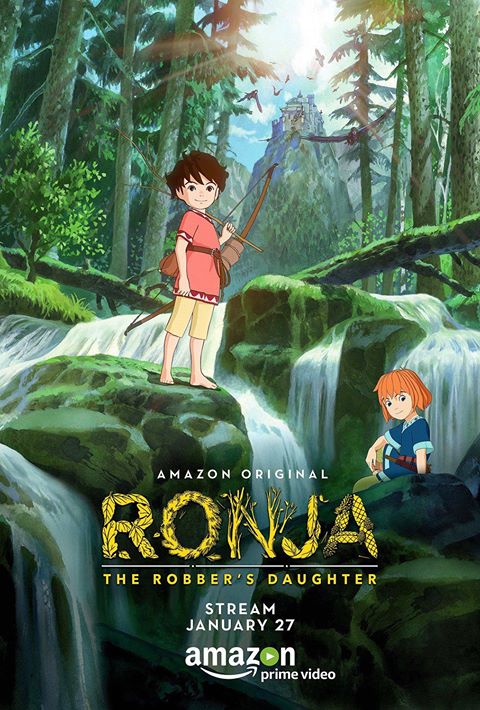 yamatoargentina's tweet photo. El 27 de enero Amazon Prime Video estrena la primer serie del Studio Ghibli en USA: Ronja, la hija del bandolero dirigida por Gorô Miyazaki. https://t.co/oPt3nJKuE1