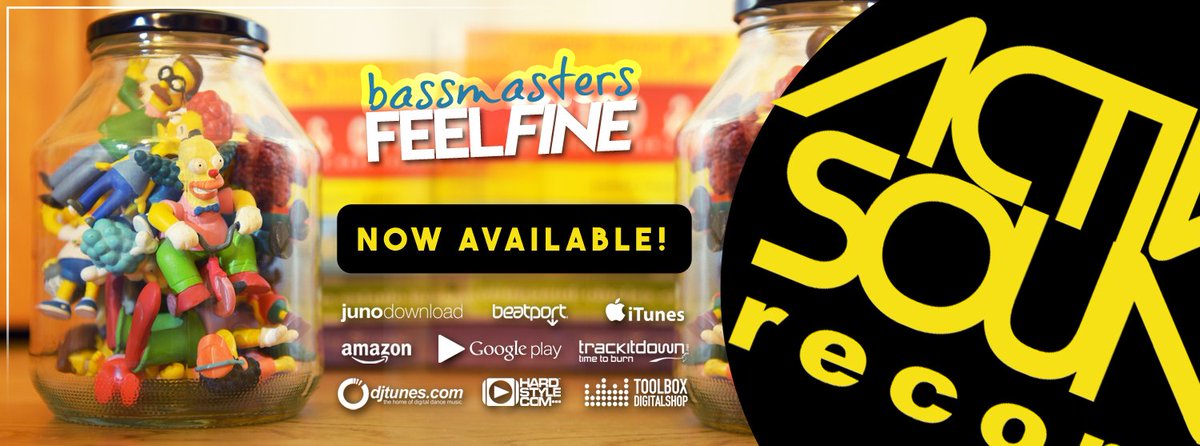 ActiveSoundRec's tweet image. [ACTD102] BASSMASTERS - FEEL FINE *NOW AVAILABLE!!* ★DOWNLOAD HERE★ junodownload.com/products/bassm…