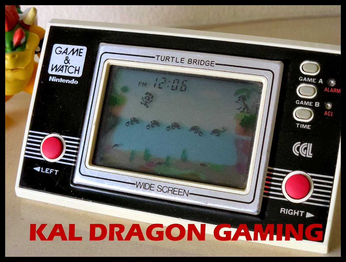 KalDragonGaming's tweet photo. Turtle Bridge @Nintendo
1982 Game & Watch "Wide Screen" :)
@DNR_CREW @RTDNR
#Nintendo #Classic #TurtleBridge
#RETROGAMING
#smallyoutuber https://t.co/2OVLpXUQCi