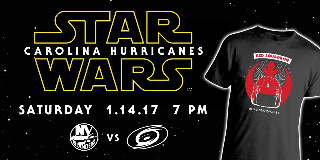 48 hours until the premiere of 2017 #StarWars Night with the #Canes: n.carhur.com/2hfVH1E  Join the Red Squadron! https://t.co/tzE2L2U0Rl