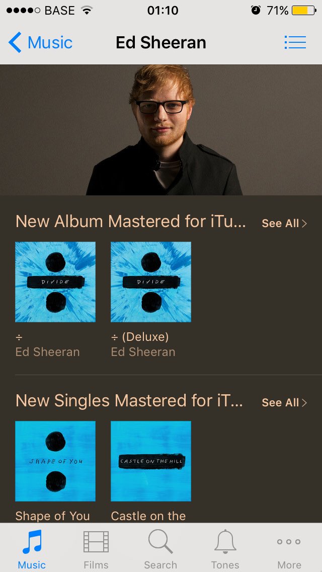 EdSheeran_EU's tweet photo. #PreOrderDivide now!
➗ https://t.co/9noD9oNwX3
➗ (Deluxe) https://t.co/atZgCE1Cln https://t.co/RmDqOsrylP