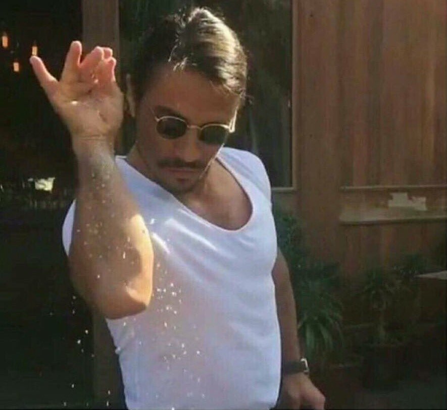 FayeMa2247's tweet photo. How I feel right with all the salt rushing through my veins. #salty https://t.co/0lUpIB4zFo