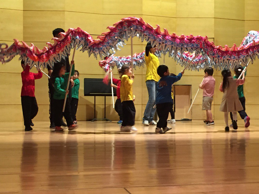 Dragon dance by Rec B am class. #cdnisls