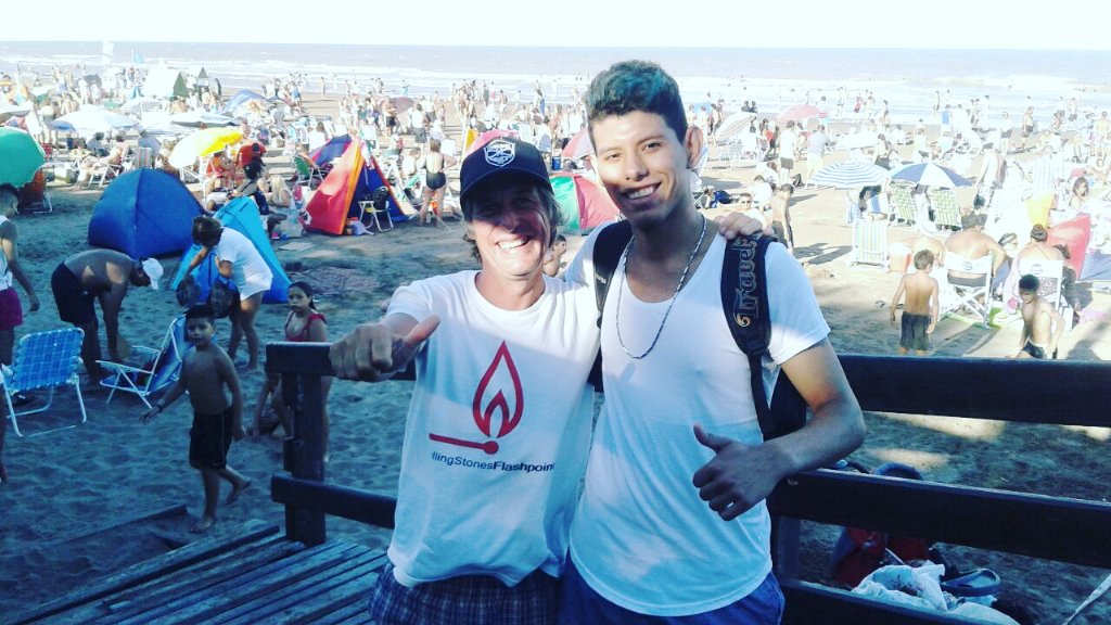 Somosbsc's tweet photo. Nacho nuestro Bailarin,entrevistado por #ulises #Radio #laMega , hablando de "baila Siempre Conmigo". #SantaTeresita https://t.co/DVZspPxFof