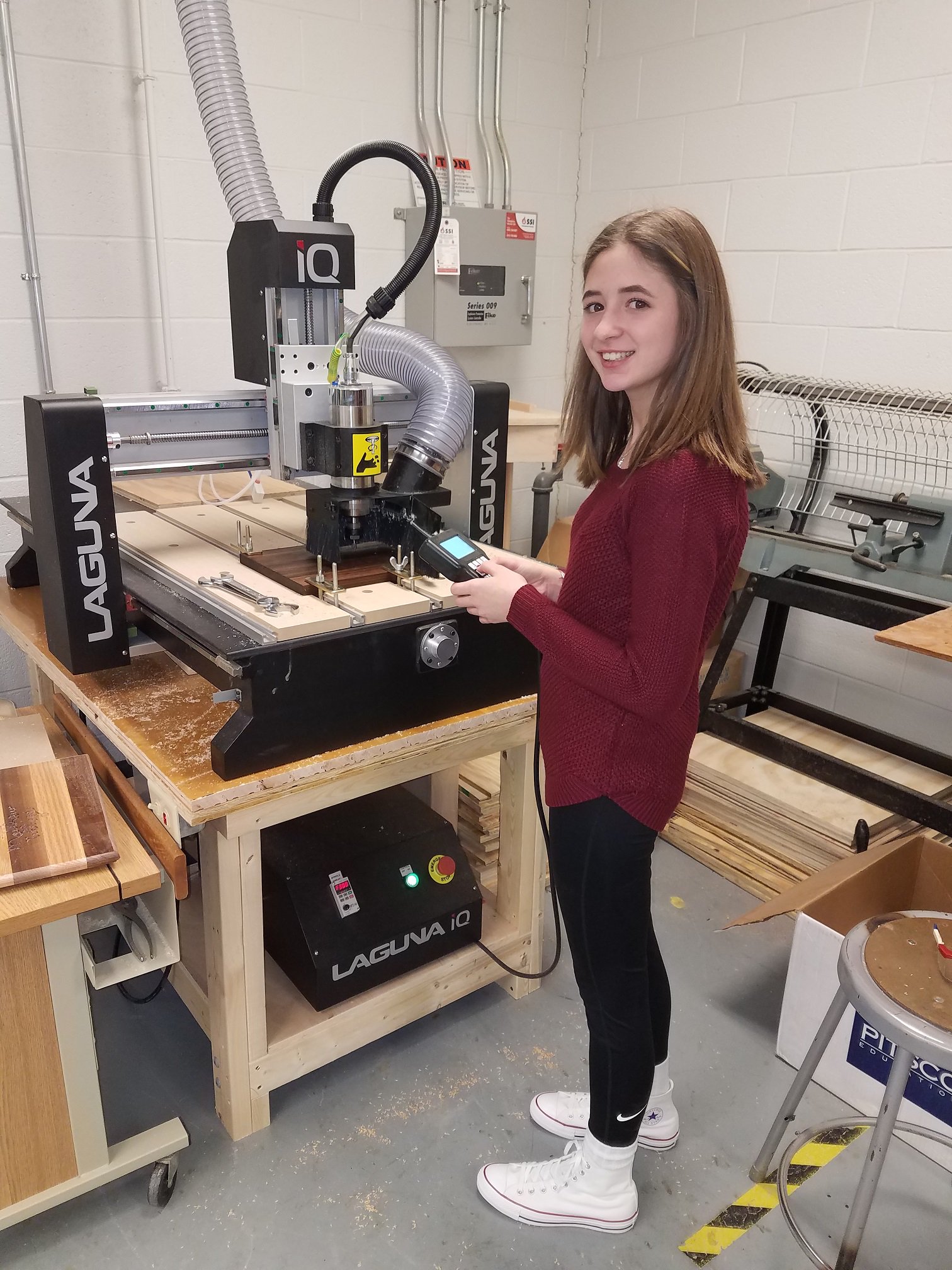 Laguna iq on sale cnc router