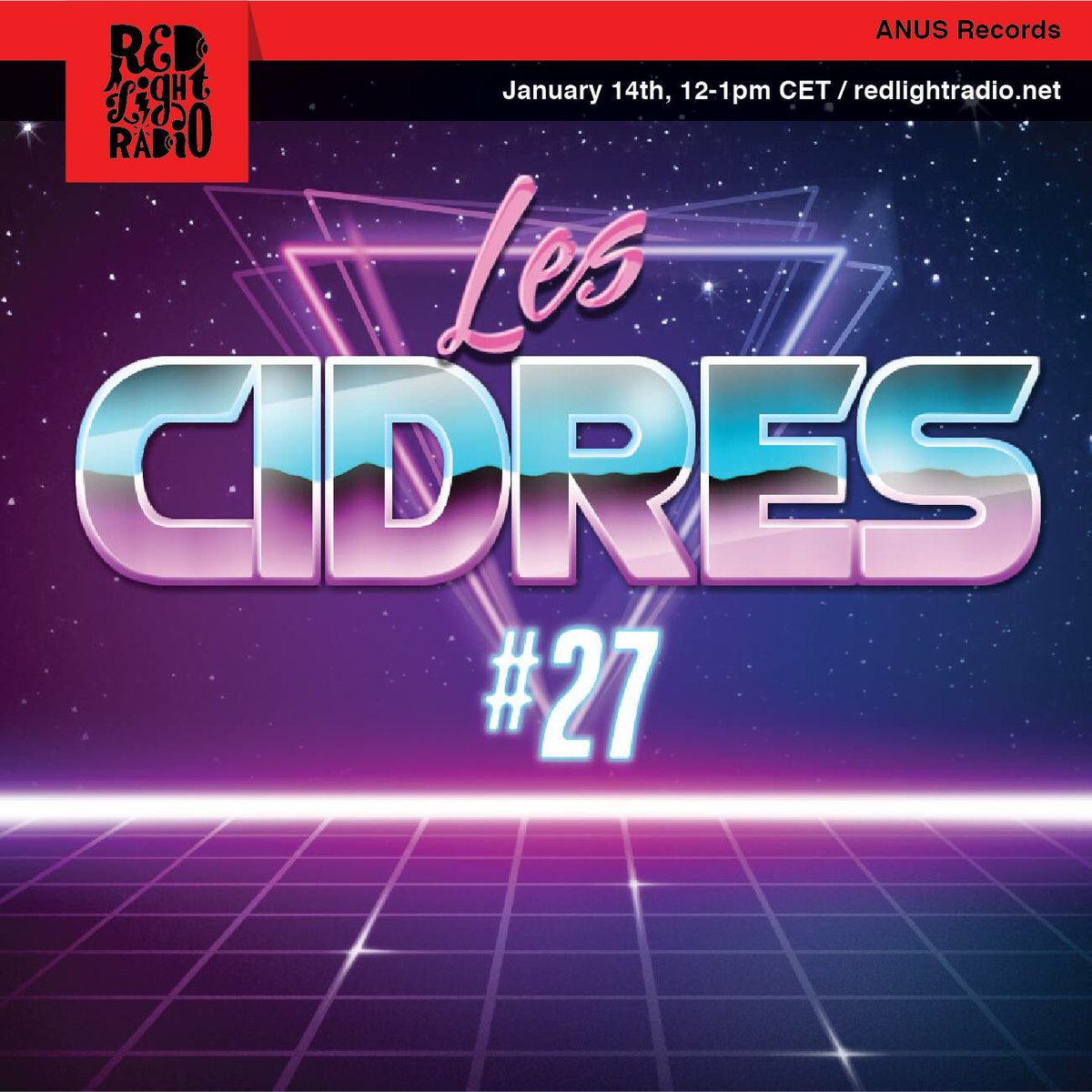 Tomorrow! ANUS Records Radio w/ Les Cidres! Tune in.