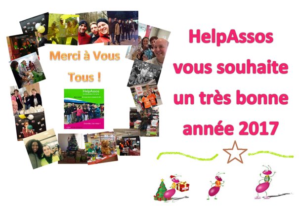 HelpAssosLille's tweet photo. Toute l'équipe HelpAssos vous souhaite une Année 2017 riche en actions !!!
#benevole #lille #solidarité #association https://t.co/BWyBwrN5XE